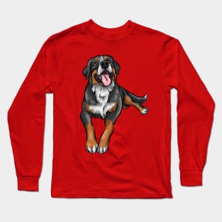 Cute Bernese Mountain Dog Long Sleeve T-Shirt